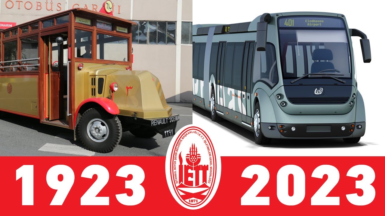 GEÇMİŞTEN GÜNÜMÜZE İETT OTOBÜSLERİ 1923 - 2023 BÜTÜN MODELLER // HIZLI BİLGİ