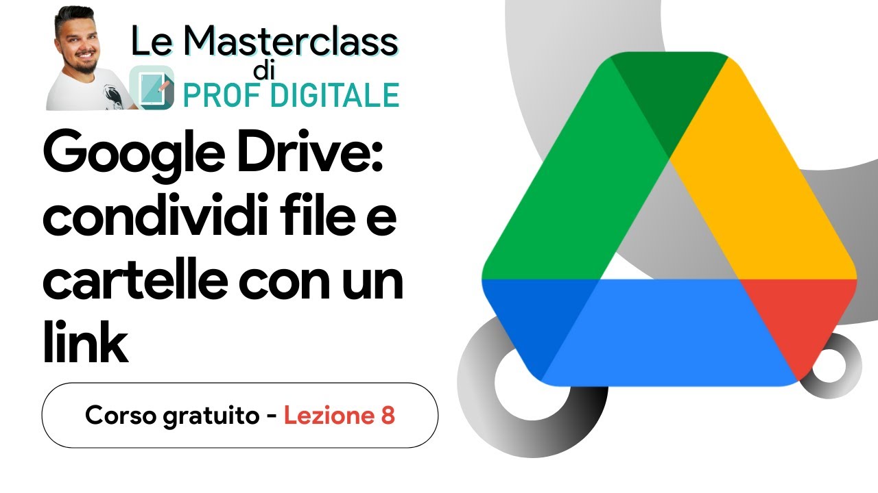 MASTERCLASS GOOGLE DRIVE - Condividere file e cartelle con un link  [Lezione 8]