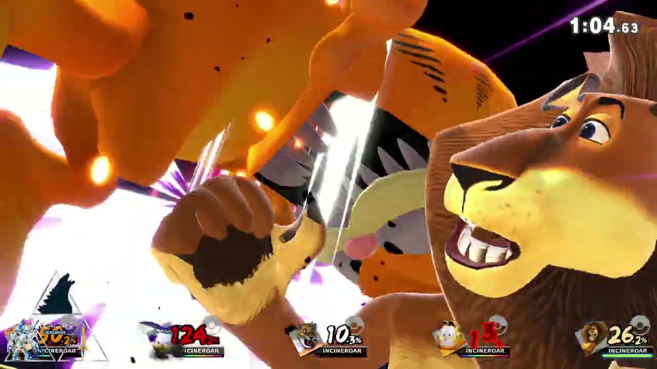 Smash Mods Ultimate:  Incineroar Mod Battle