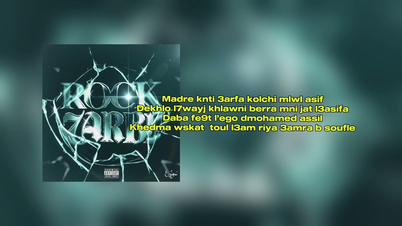 7ARBI - ROCK   (OFFICIAL LYRICS VIDEO).  PROD BY @tal6y_ 