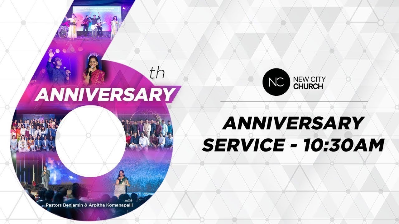 6th Anniversary Service | New City Church Hyderabad | Pastor Ben Komanapalli