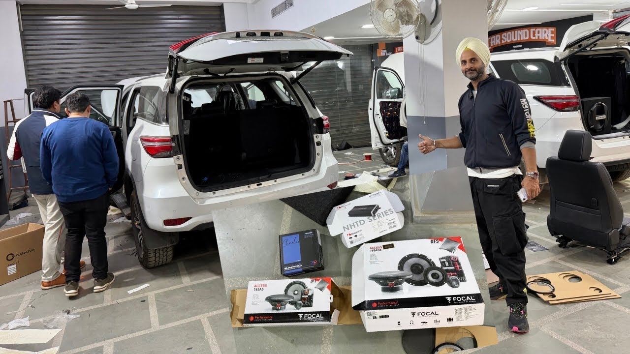 Toyota Fortuner Front 3 Way & Rear 2 Way Setup | Best Car Audio Upgrade Store | Motor Concept