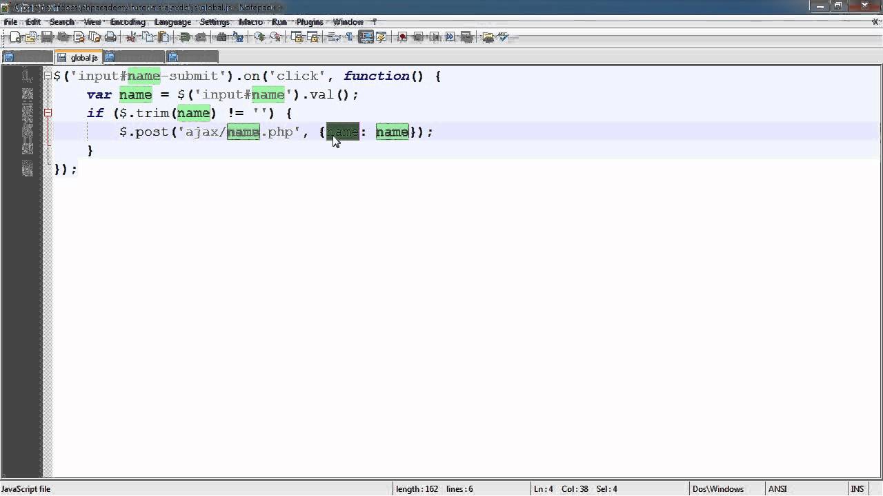 PHP Tutorials: jQuery: Get Data from MySQL Database without Refreshing