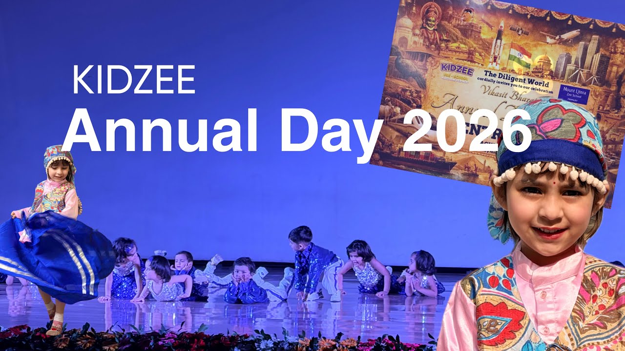 Kidzee Annual Day 2026 | Nyra’s Second Stage Performance 💃✨ | Proud Parenting Moment