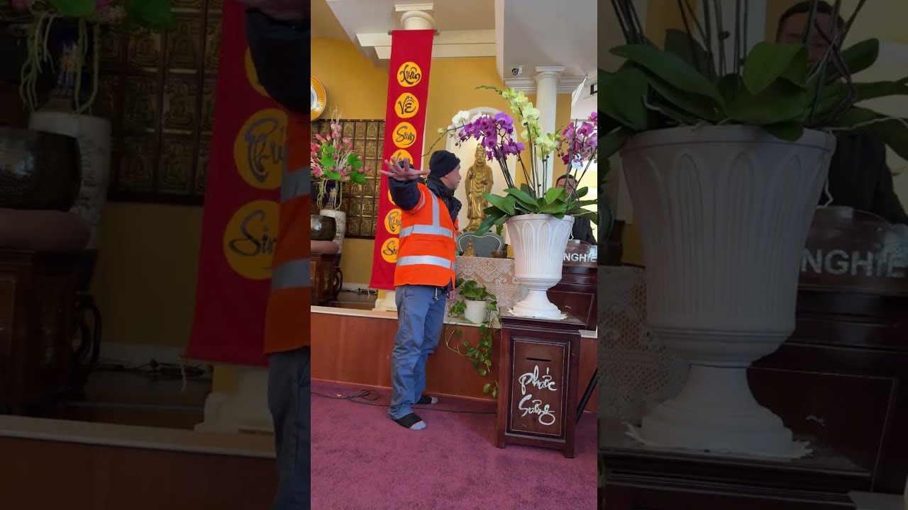 Walk For Peace live at Hao Nghiem Temple in Fairfax,VA - Welcoming Venerable Sangha