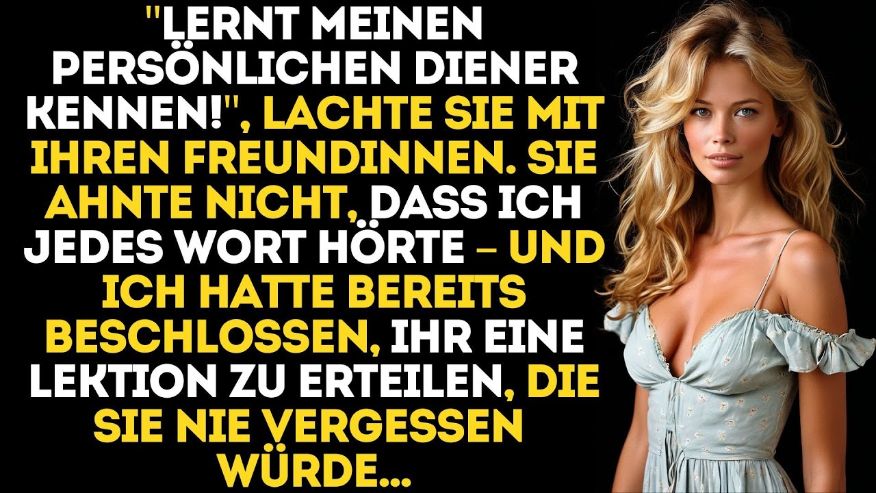 Sie scherzte über ihren Helfer – sie ahnte nicht, dass ich zuhörte, bereit, ihr eine...