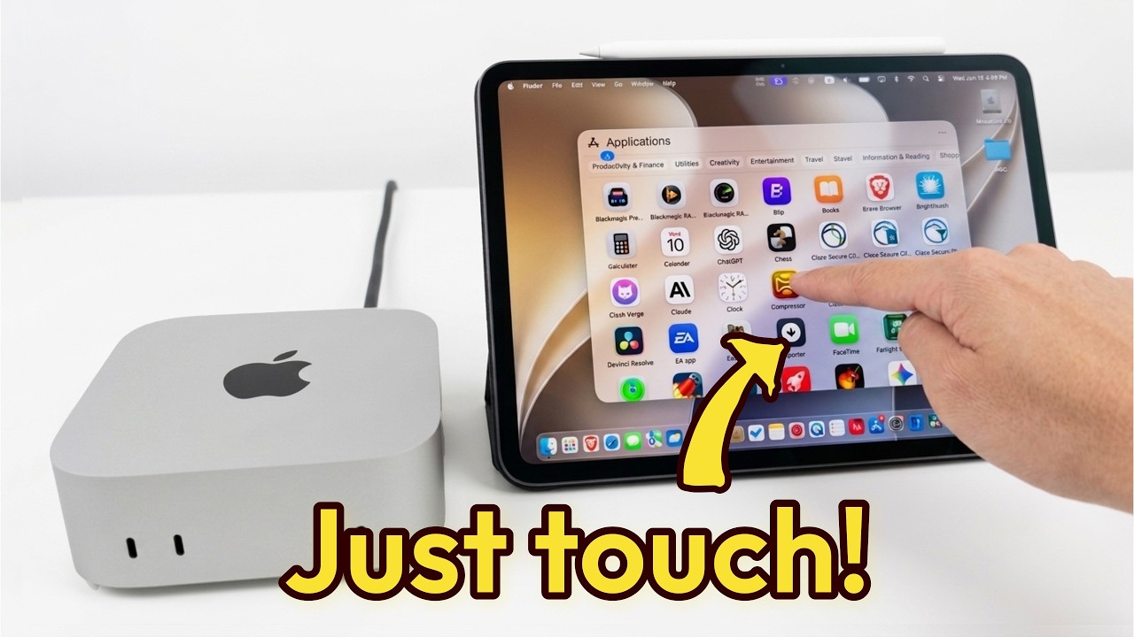 Apple наконец-то доработала Sidecar? (Сенсорное управление одним пальцем в macOS 27)
