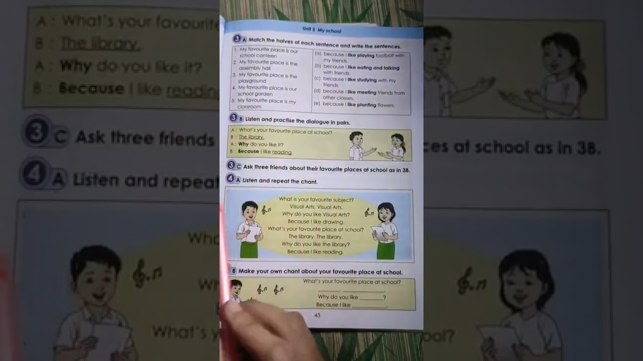 Grade 5 English Unit 5 page 43 Teacher May Zin Kyaw
