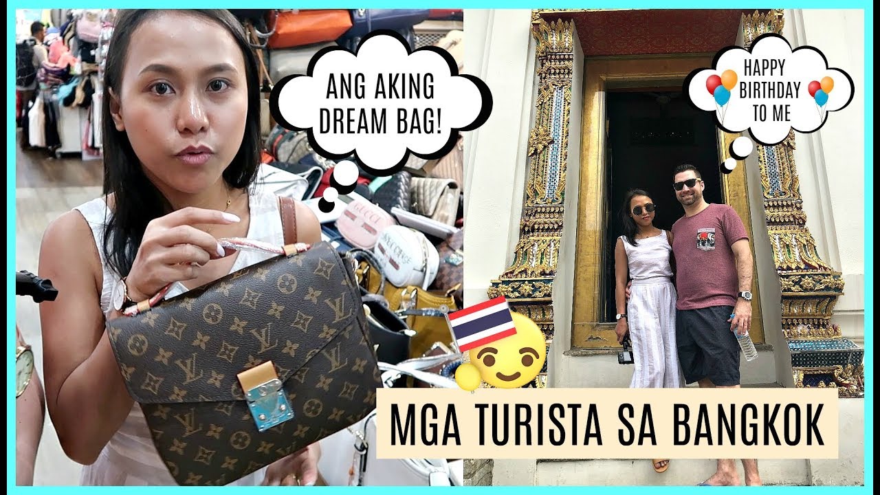 ANG DREAM BAG KO + BIRTHDAY NI DAN +  MGA TURISTA SA BANGKOK (BANGKOK VLOG DAY 3) ❤️ | rhazevlogs