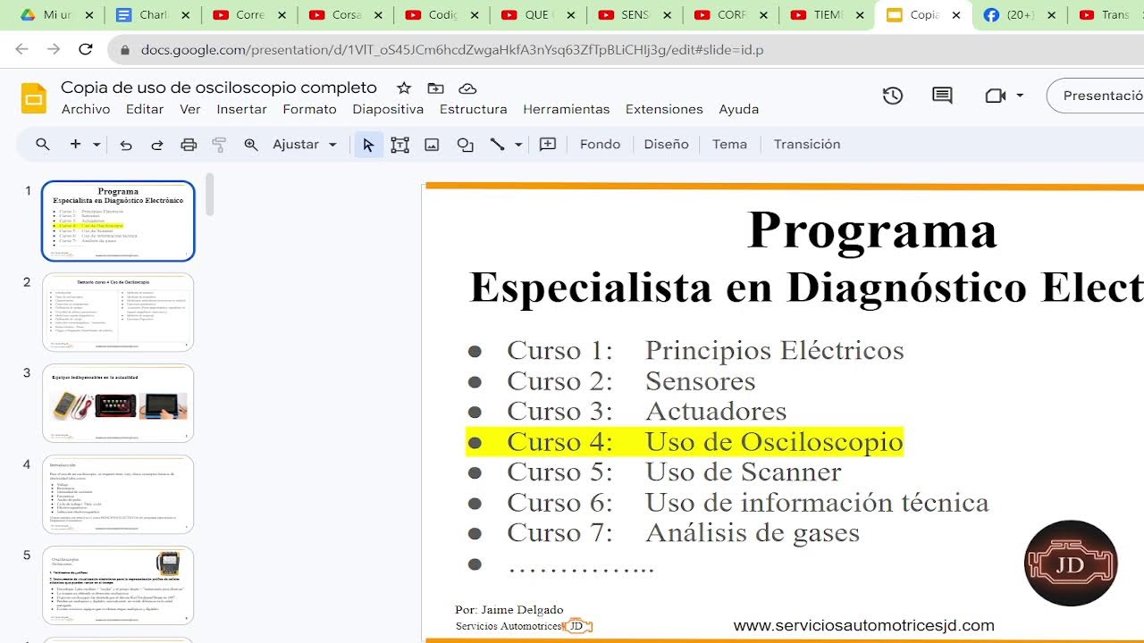 Diagnostico con osciloscopio de sensores CKP y CMP