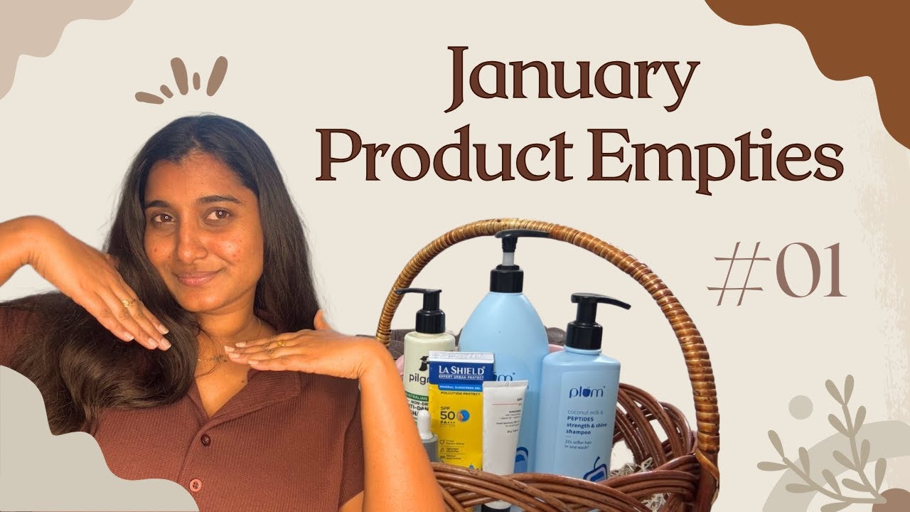 These products actually worked for my skin & hair | January Product Empties