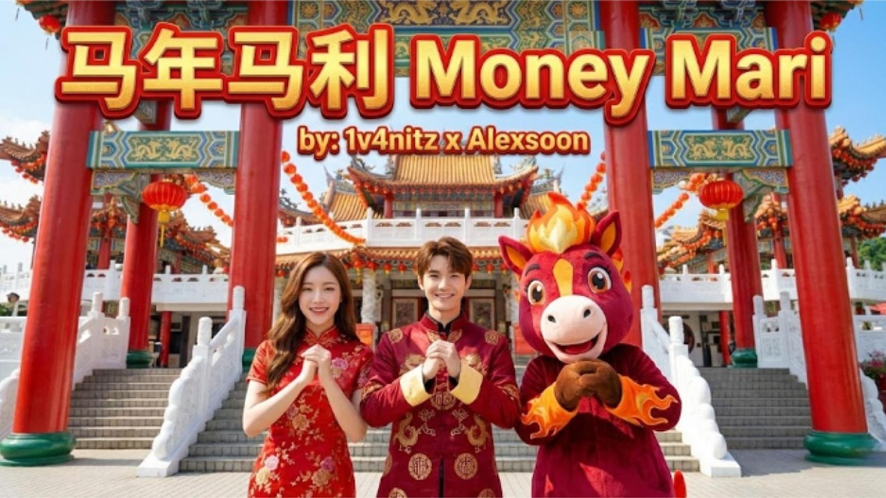 《馬年馬利 Money Mari》2026必聽的馬年新年歌 MV版 | 1v4nitz & alexsoon|[Original Music Video]