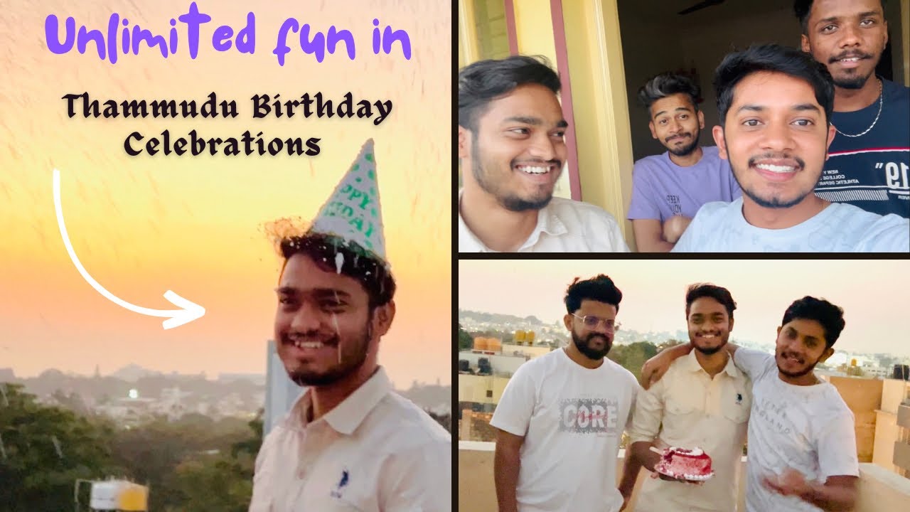 Birthday Celebrations || Thammudu❤️ || Funny Video 😃
