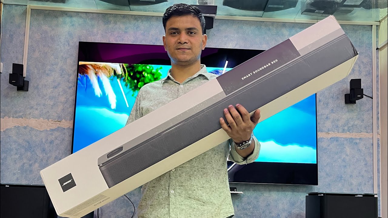 Bose Soundbar 900 And Bose Bass Module 700 + 700 2 bass double Dolby atmos Review Unboxing in Hindi