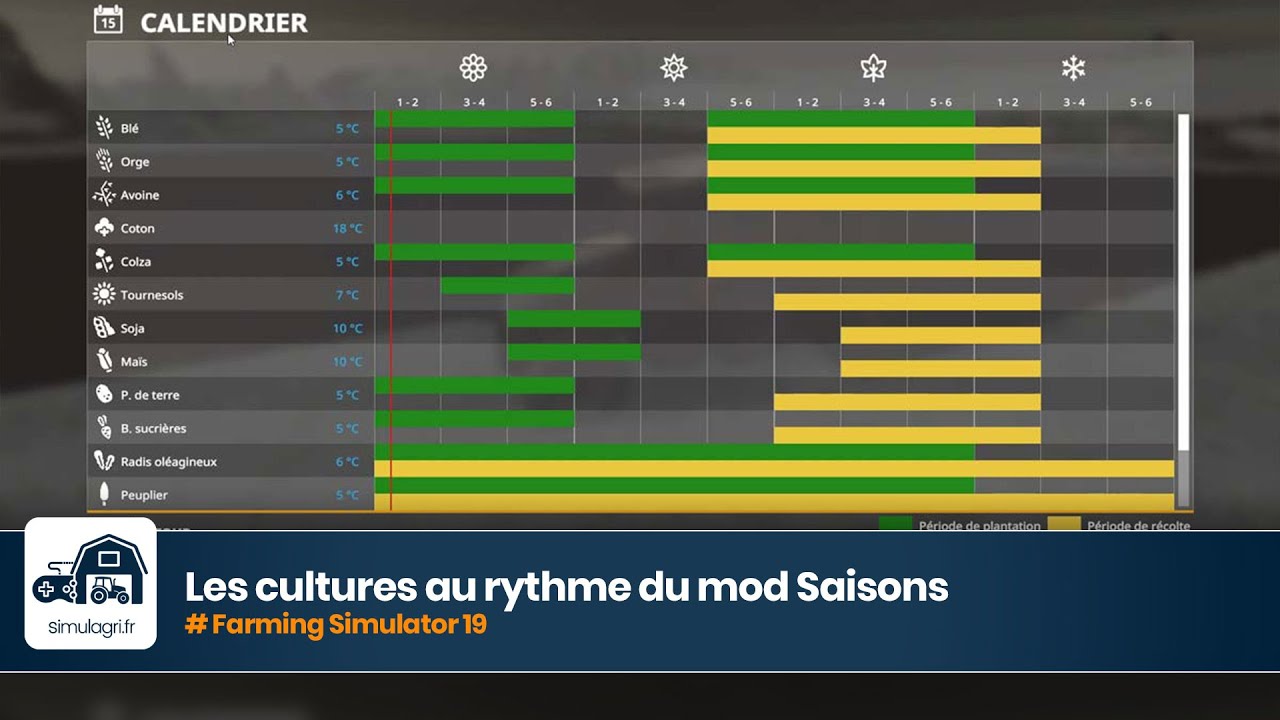 FS 19 : Les cultures au rythme du mod Saisons (2/4)