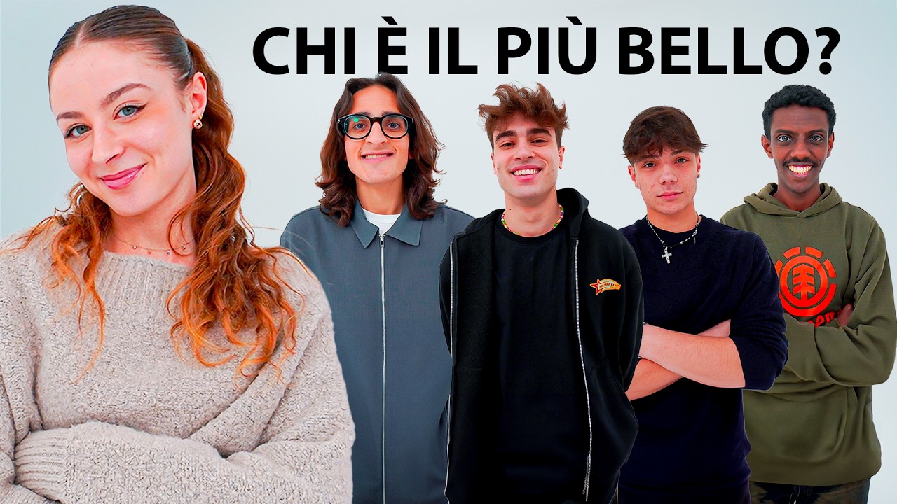 Ragazze scelgono chi è più attraente tra 8 ragazzi