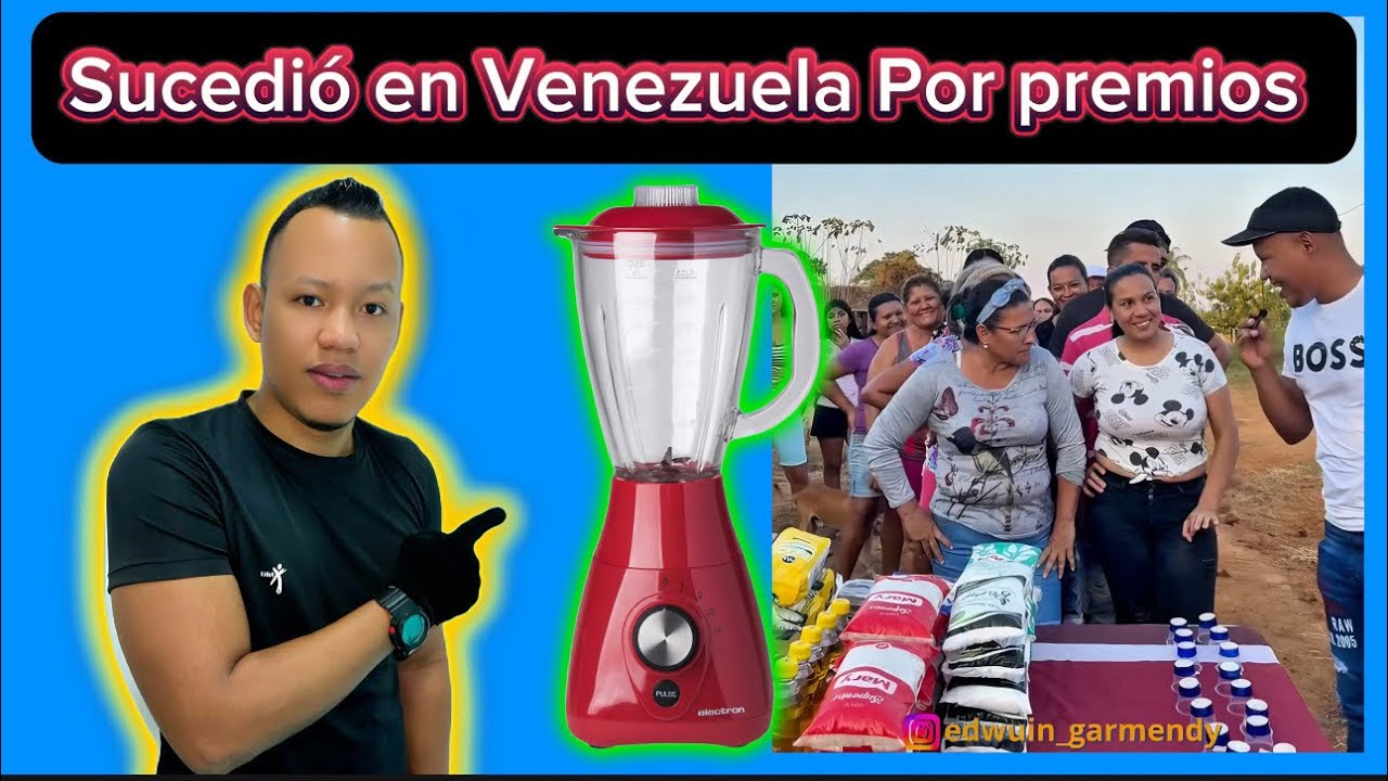😱Sucedio en VENEZUELA🤭El Primero En Responder Gana Licuadoras y MERCADOS✅ final inesperado