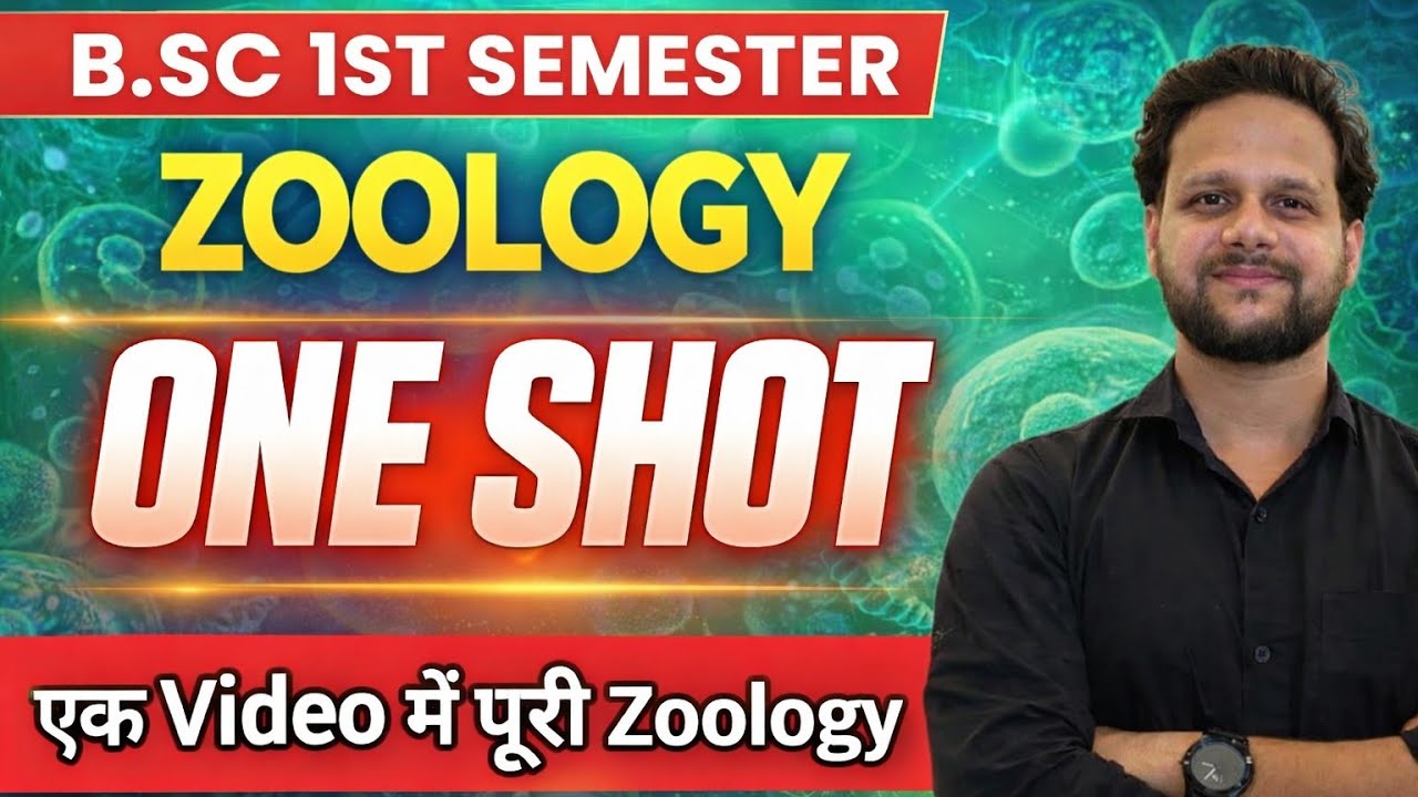 B.Sc.Sem 1 Zoology One Shot Important Questions from Cell Biology, Genetics & Infectious Disease