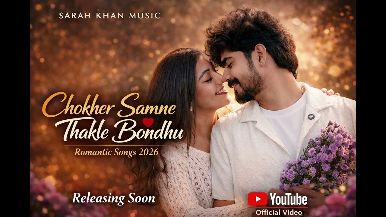 Chokher Samne Thakle Bondhu | চোখের সামনে থাকলে বন্ধু  New Bangla Romantic song Sarah Khan Music 