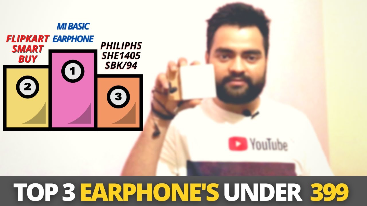 Top 3 best budget earphones under 399 for pubg ,Mi basic earphones  & Philips earphones review