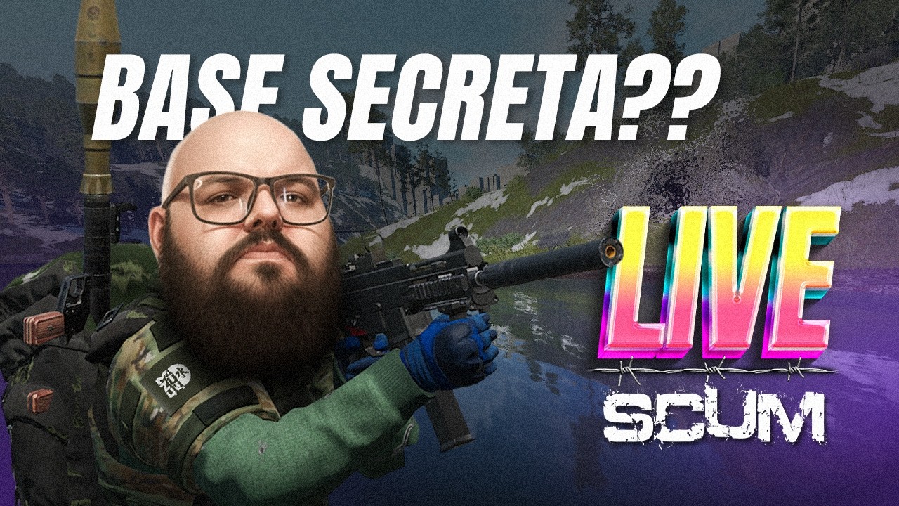 🔴 SCUM: A BASE SECRETA NA CAVERNA - SEGUNDO DIA