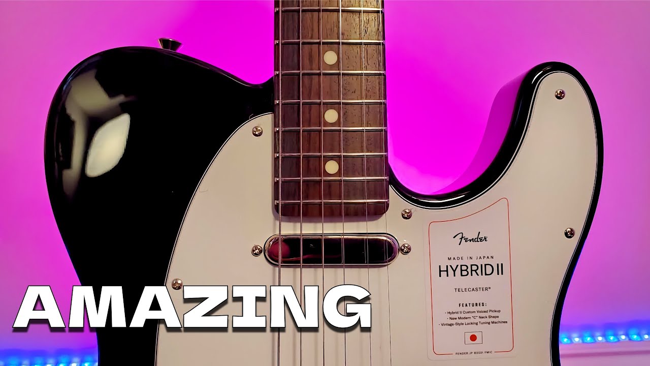 The Fender Made in Japan Hybrid II Telecaster is AMAZING!