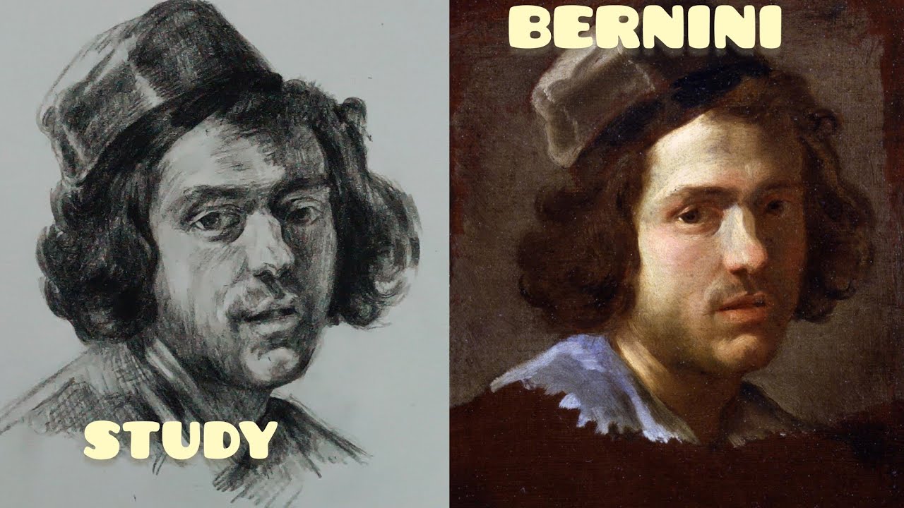 By studying a work by Lorenzo Bernini.”