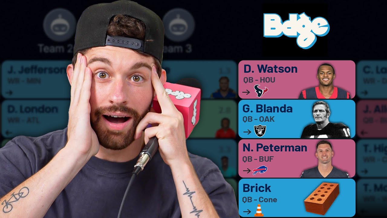 The Worst Quarterback Drafting of All-Time in Fantasy Battles!