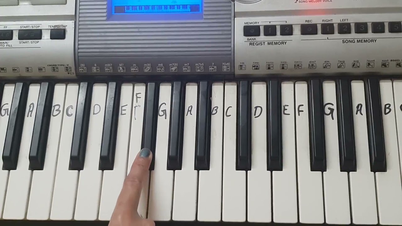 Baar baar din yeh aaye I Piano tutorial I Keyboard I Happy Birthday song I In Hindi I Slow and Easy