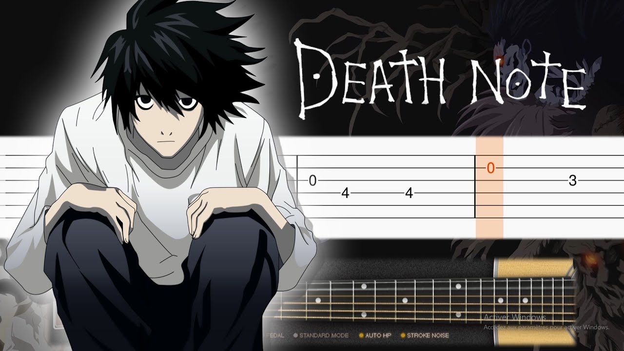 Death Note OP 1 - The World - Guitar tutorial (TAB)