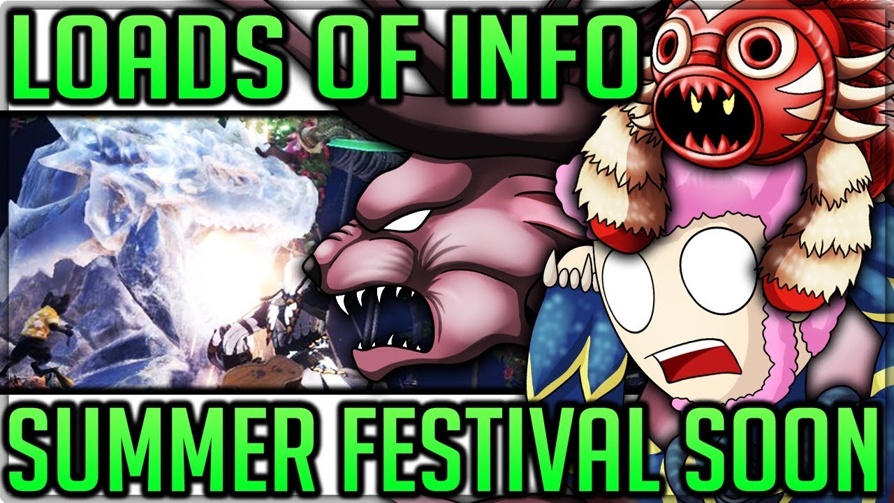 ALL Twilight Summer Festival Info + New Behemoth Details - Monster Hunter World! (Festival Fun)