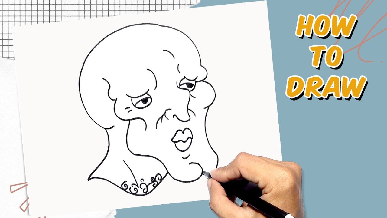 How to Draw Handsome Squidward