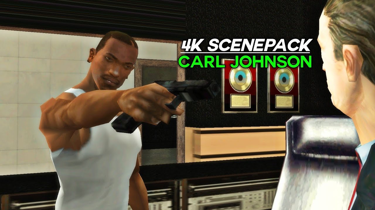 Carl Johnson - Best Moments Scenepack 4K 60FPS (No Subtitles)