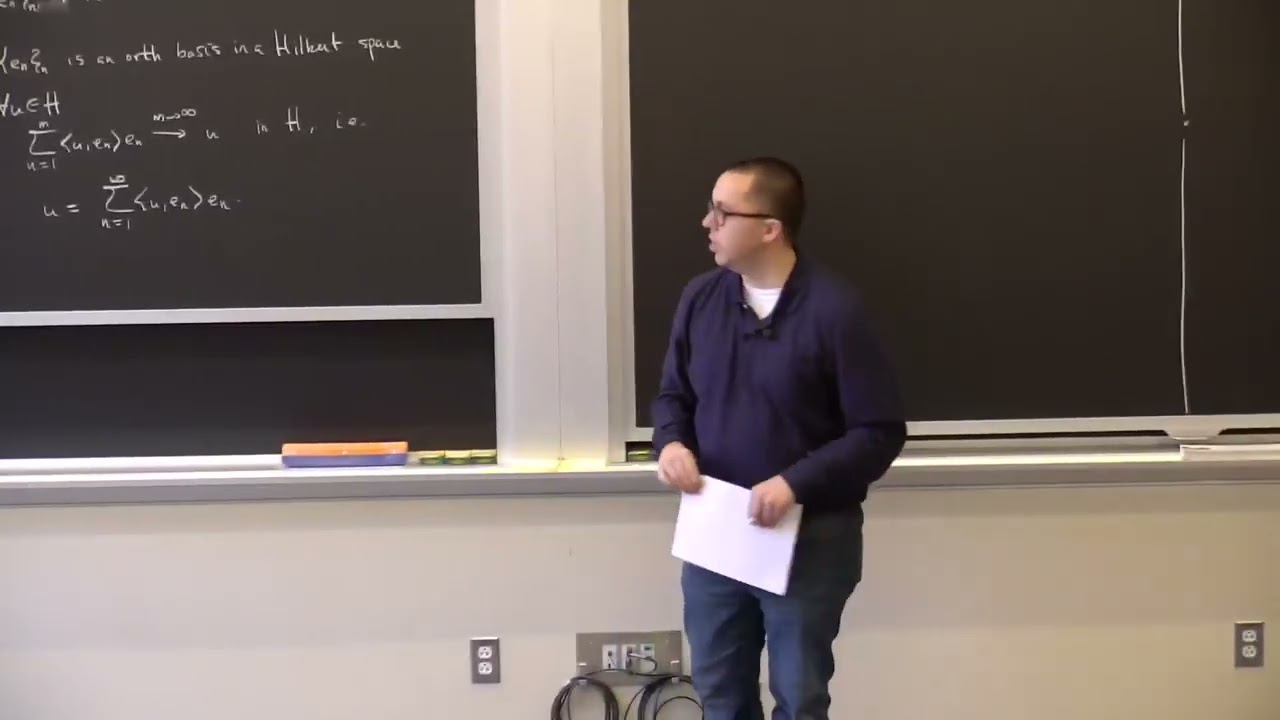 Lecture 15: Orthonormal Bases and Fourier Series