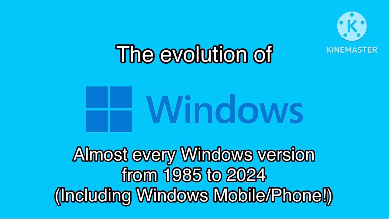 The evolution of Microsoft Windows: Almost every Windows version from 1985 to 2024