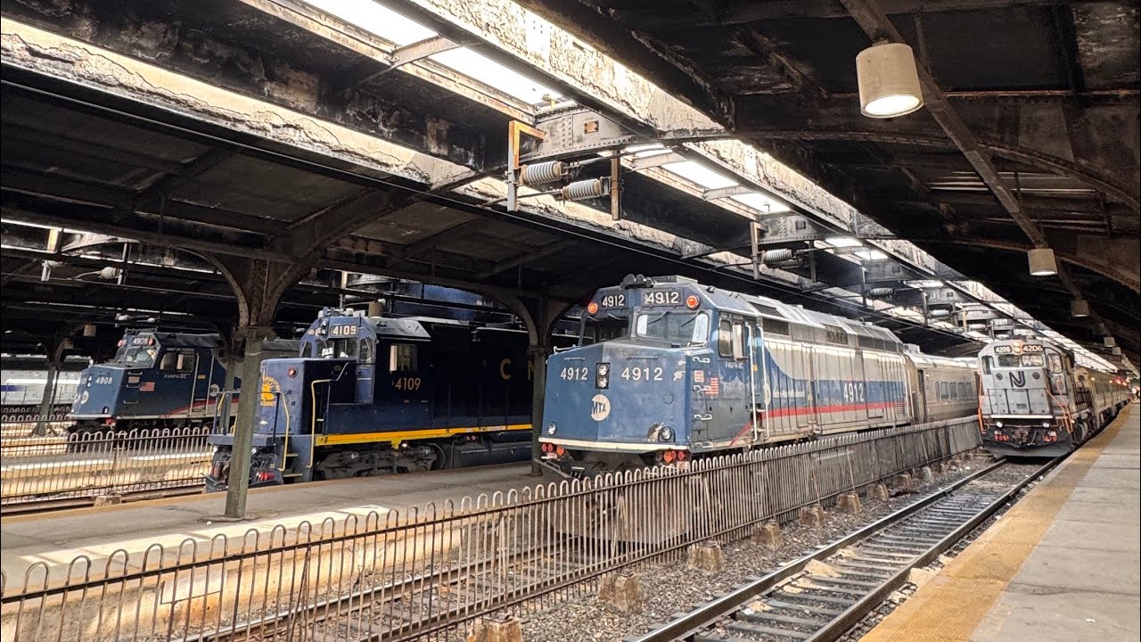 Last Day of the Midtown Direct Trains at Hoboken Terminal during Off-Peak