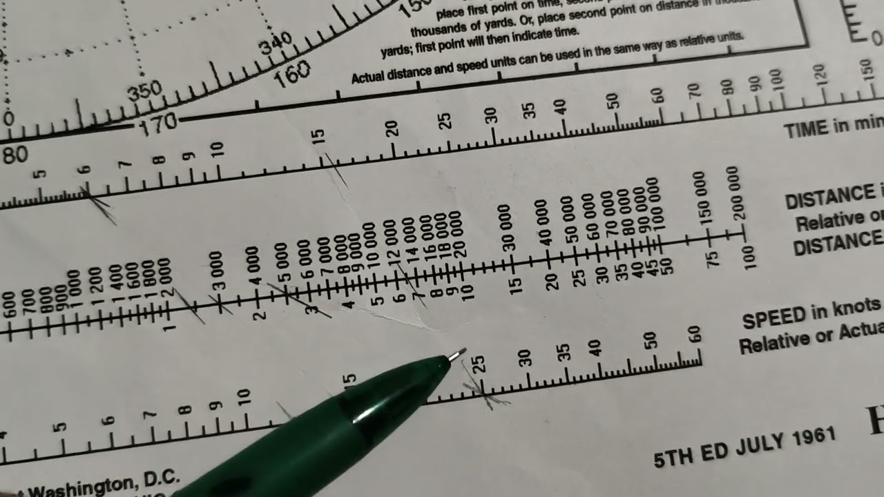 Maneuvering Board Plotting Video Demonstration