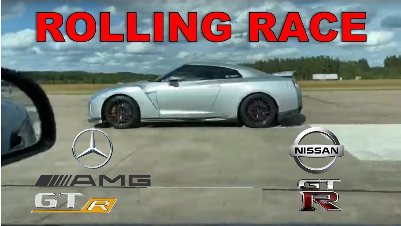 Rolling Race #30 | Nissan GT-R (XXXps) vs Mercedes AMG GT R (660ps)