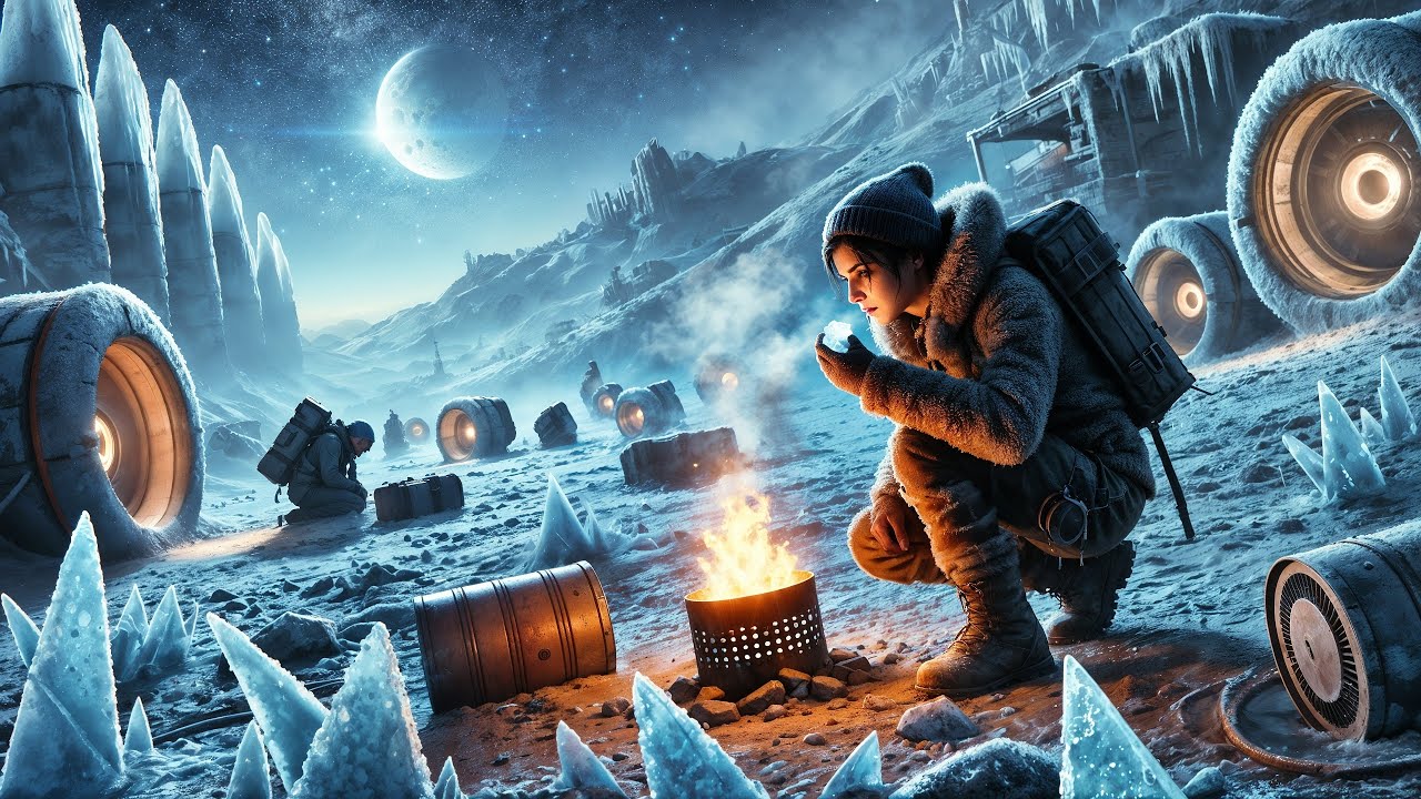Planet With 500-Hour Nights: Aliens Freeze—Human Burns Ice-Crystals for Heat / HFY