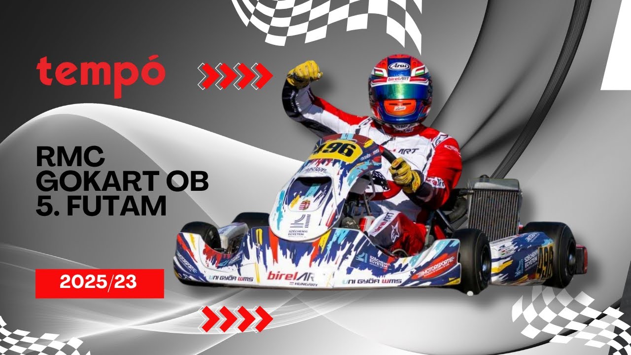 Tempó magazin 23/2025: RMC Gokart Ob 5. futam (Adás: 2025.10.04.)