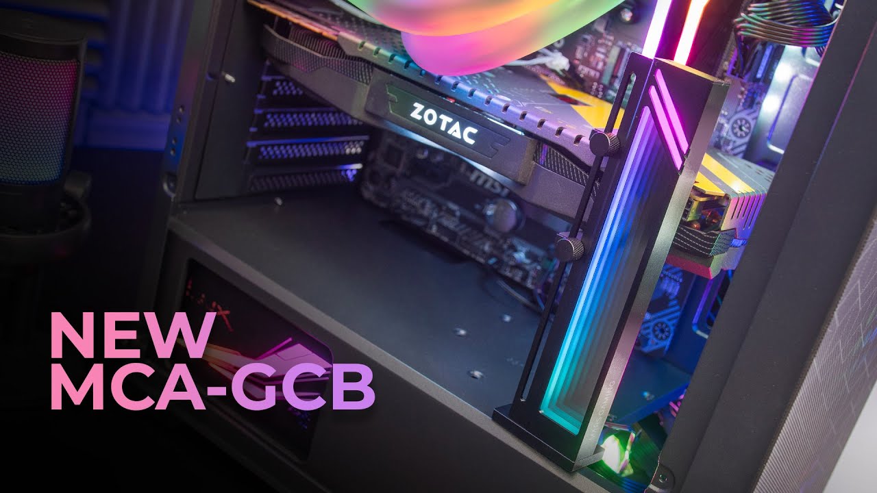 Ultimate GPU Support Bracket with ARGB Infinity Mirror Lighting | MCA-GCB | Mars Gaming