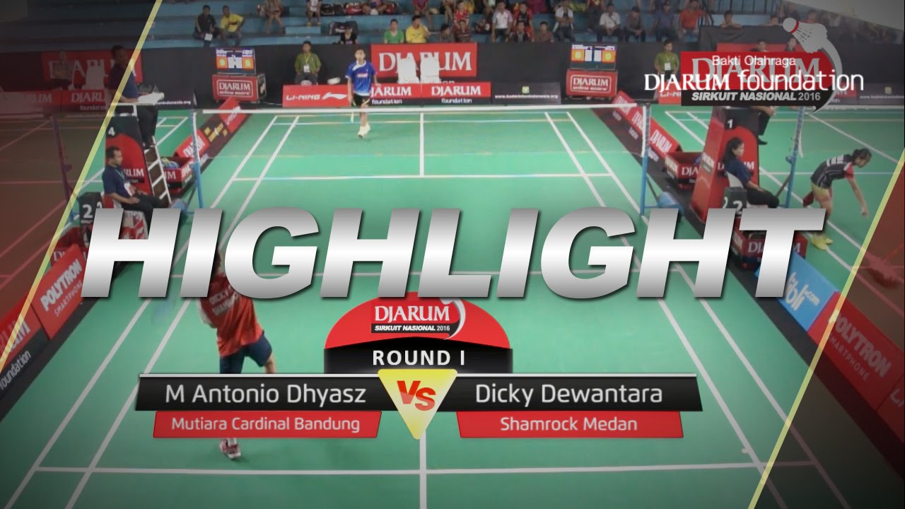 M Antonio Dhyasz (Mutiara Cardinal Bandung) VS Dicky Dewantara (Shamrock Medan)