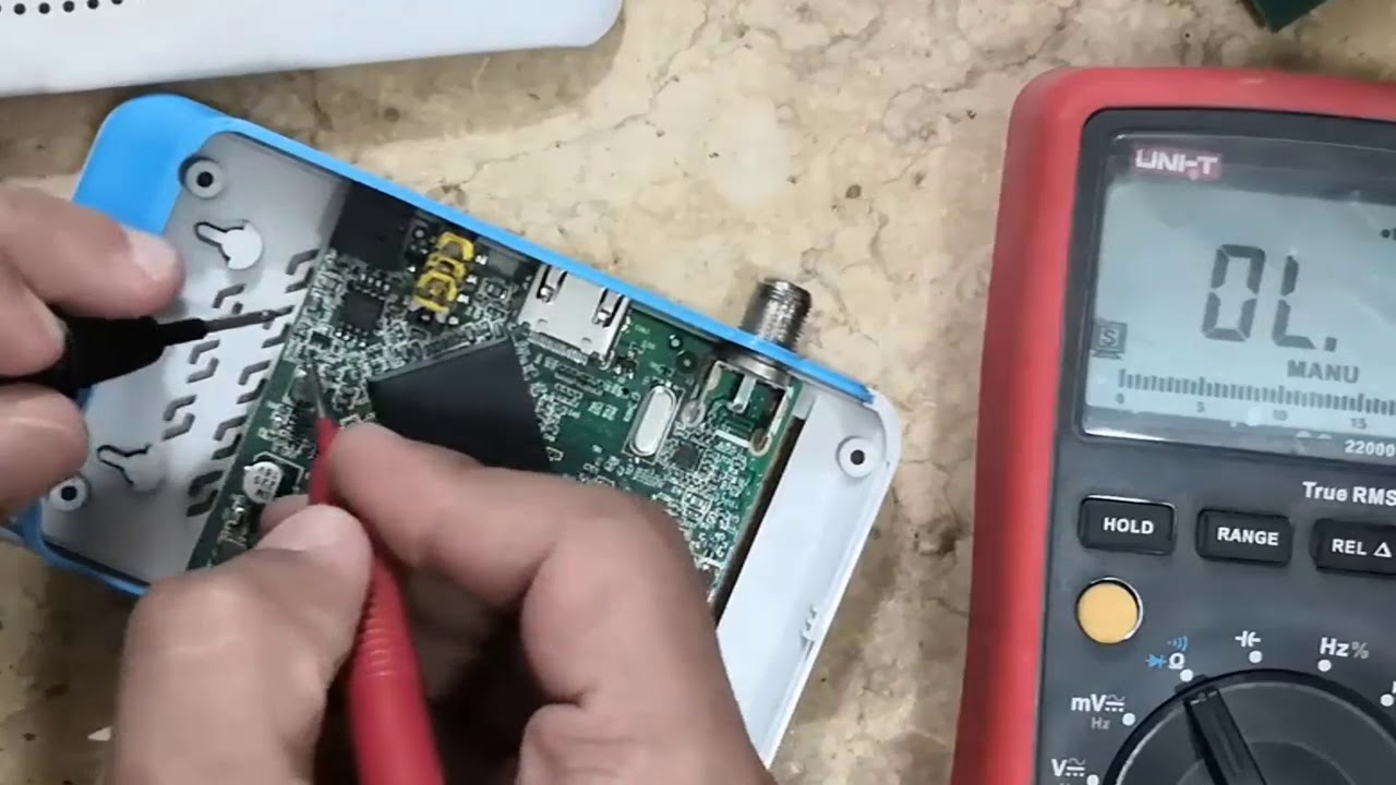 اصلاح رسيفر اتش دي قاطع باور شورت كامل