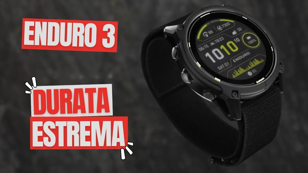 Scopri la Garmin Enduro 3: L’Orologio Definitivo per l’Ultra-Endurance!