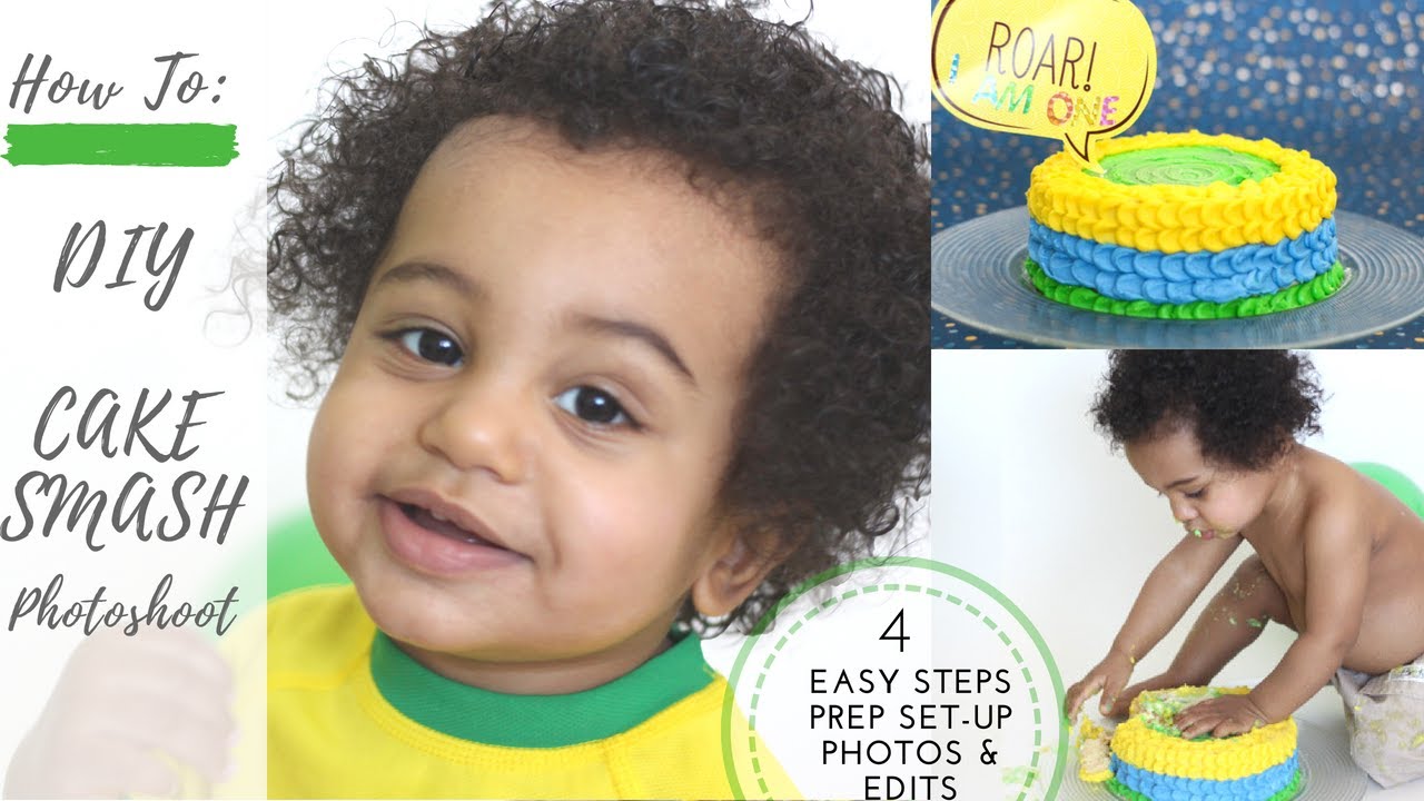 How to DIY Cheap Cake Smash Photoshoot Tutorial! Take Perfect Baby Photos at Home