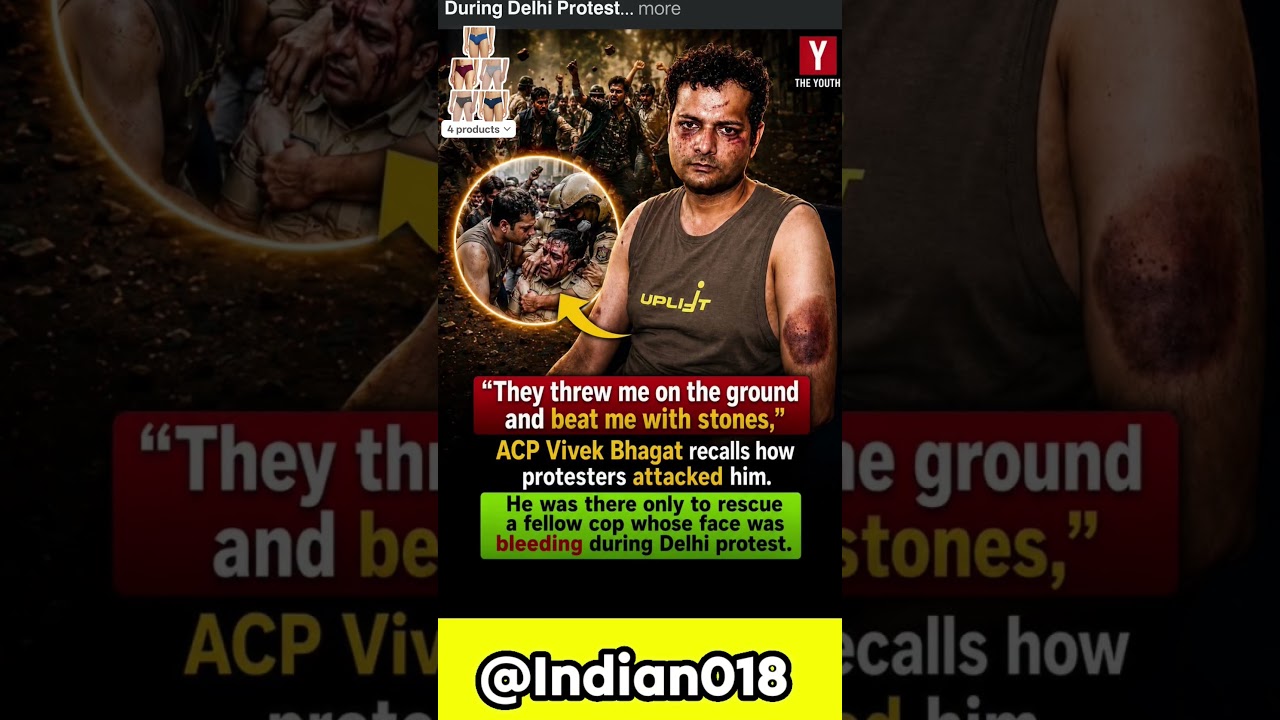 Brutal Attack on Police: ACP Vivek Bhagat Recalls the Horror! 🚨⚠️ #pradeepgupta