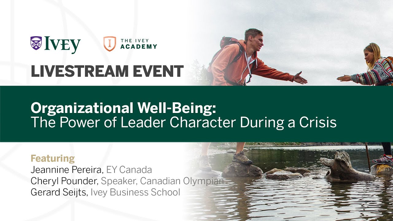 Organizational well-being: the power of leader character during times of crisis