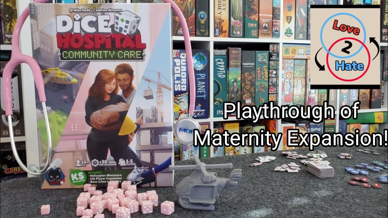 Playthrough of Dice Hospital: Maternity Expansion - Love 2 Hate