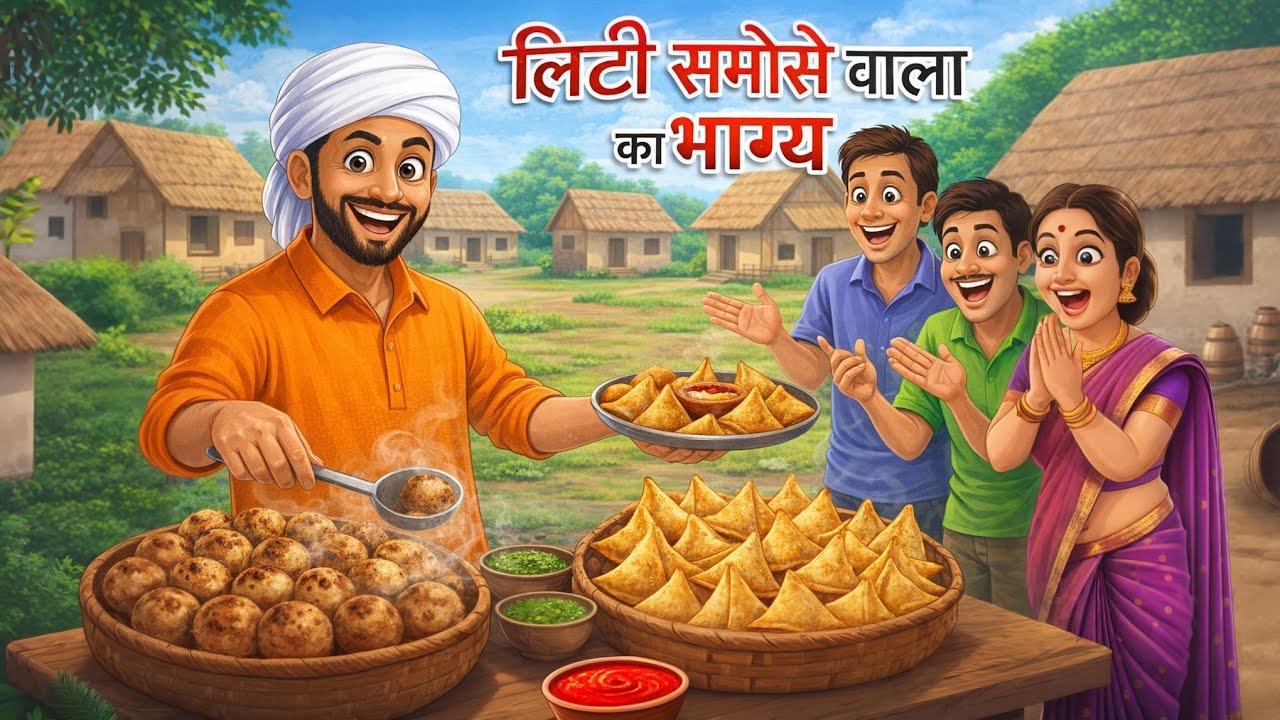 गरीब समोसे वाले का किस्मत| Garib litti samose wale ki kismat | Hindi kahaniya | Moral stories
