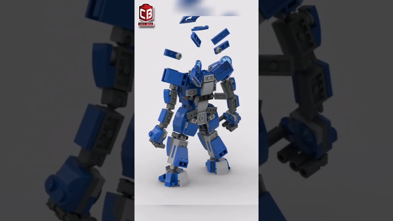 LEGO Iron Man Mech Igor Mark 2 Building Animation from set 76125 x2